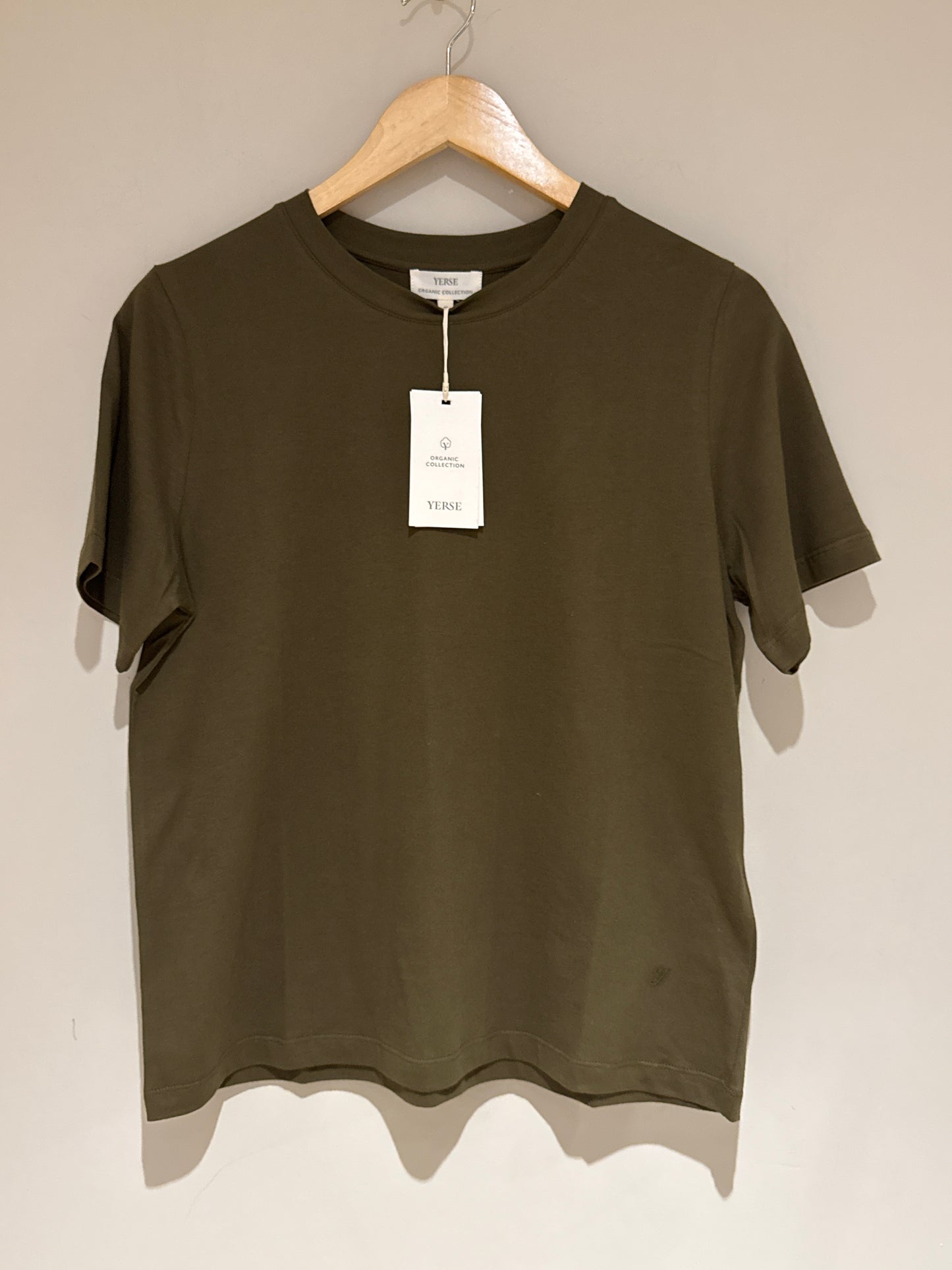 Yerse AW25 Organic Cotton Khaki T Shirt 43106