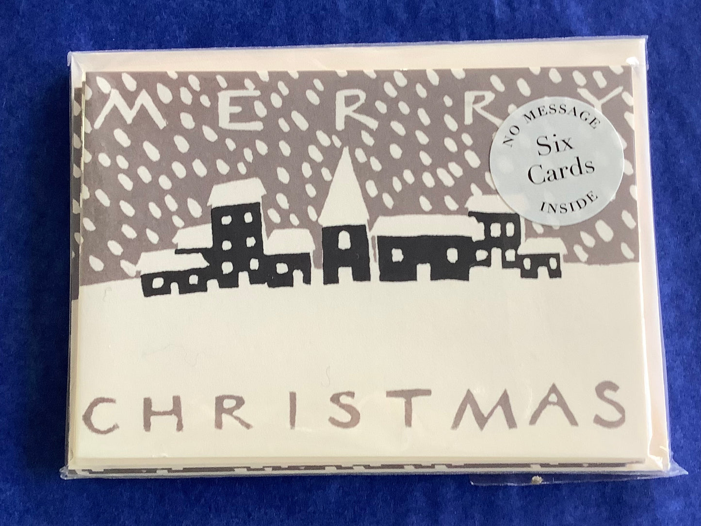XMAS CARD Cambridge imprint MINI 6 pack
