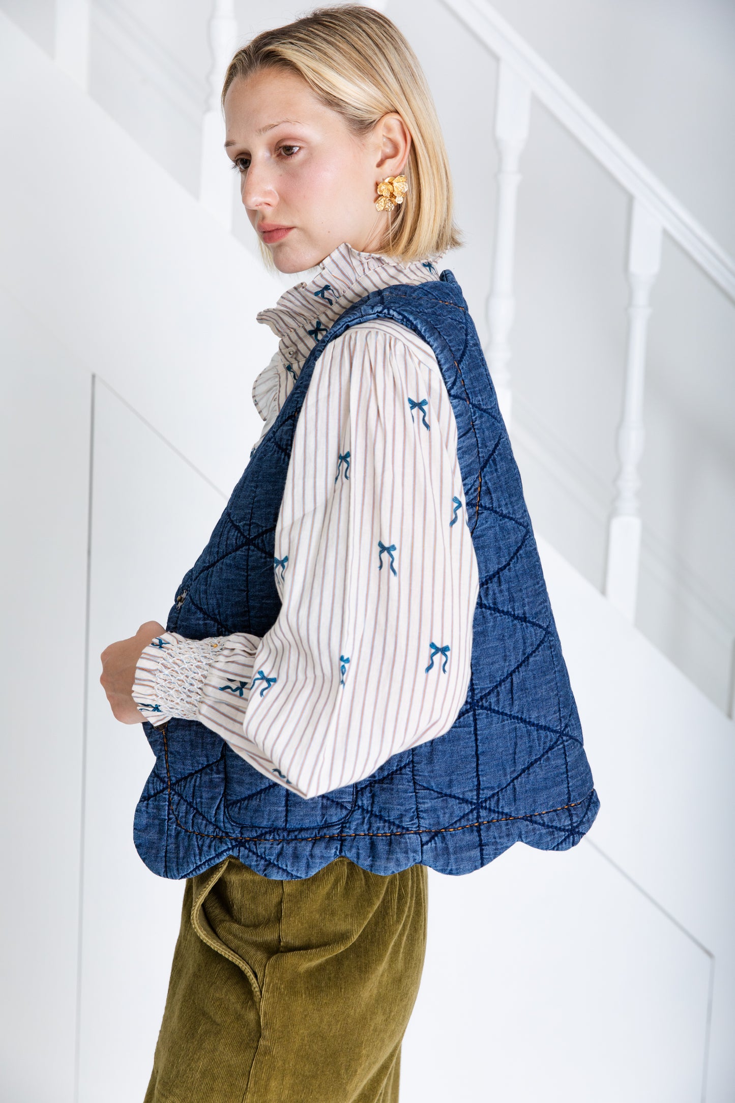 Bonte Estelle Gilet denim AW25