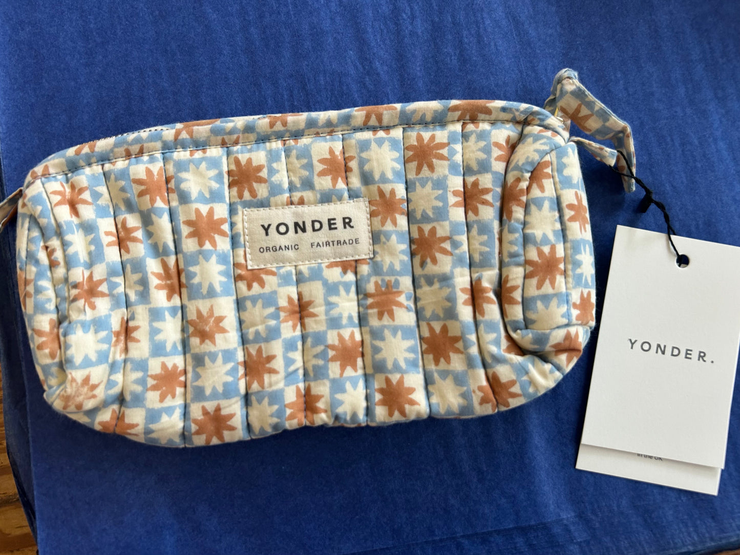 Yonder Quilted Organic Cotton Pouch