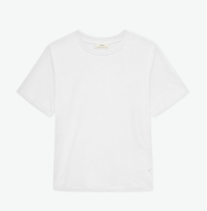 Yerse AW25 43108 White round neck t-shirt