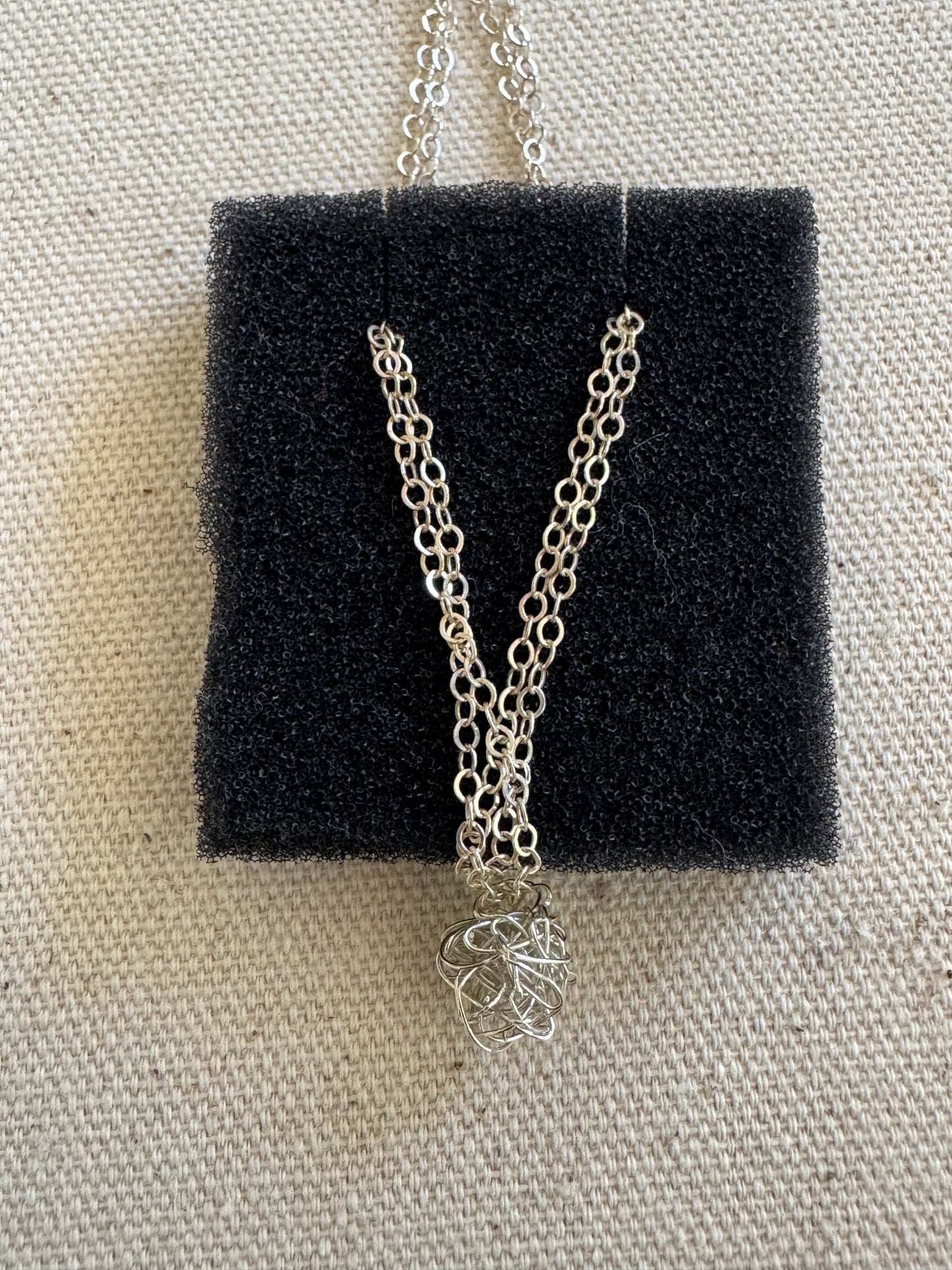 Hiromi’s Bijoux B004 Necklace 20 cm chain with 8mm silver ball