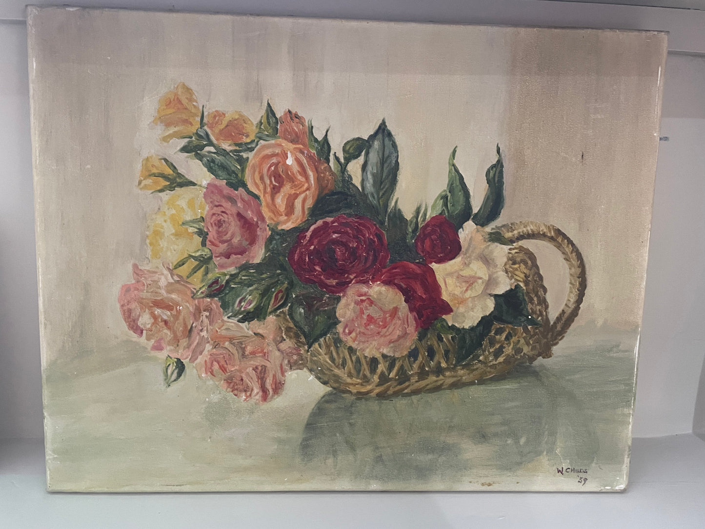 Vintage Flower Painting