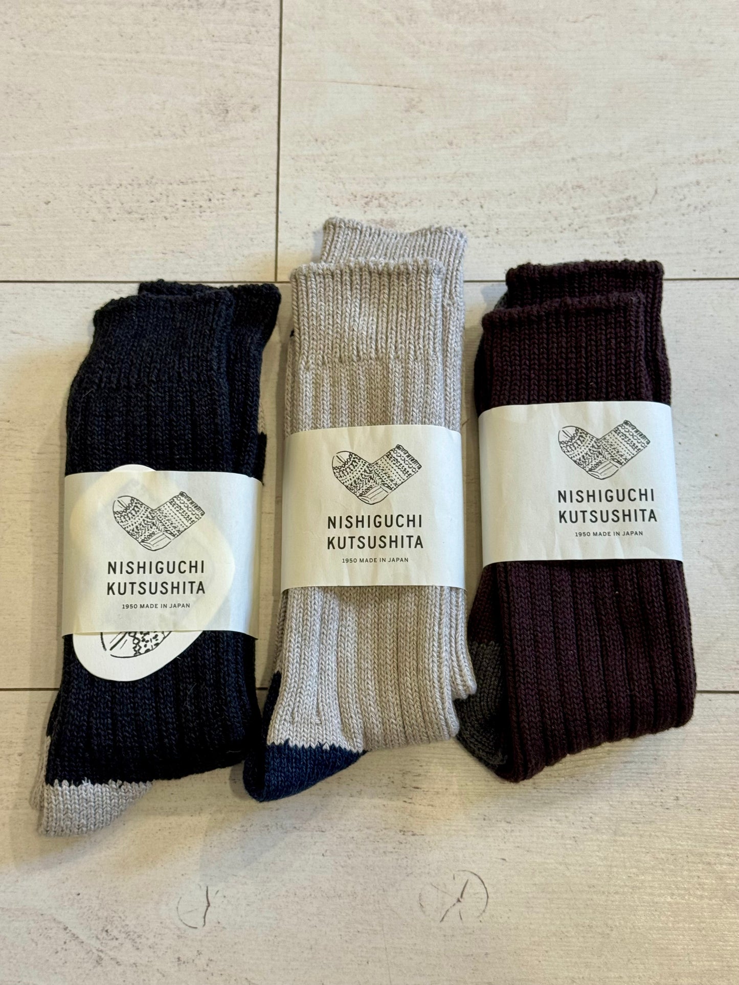 Nishiguchi Chunky Cotton Socks