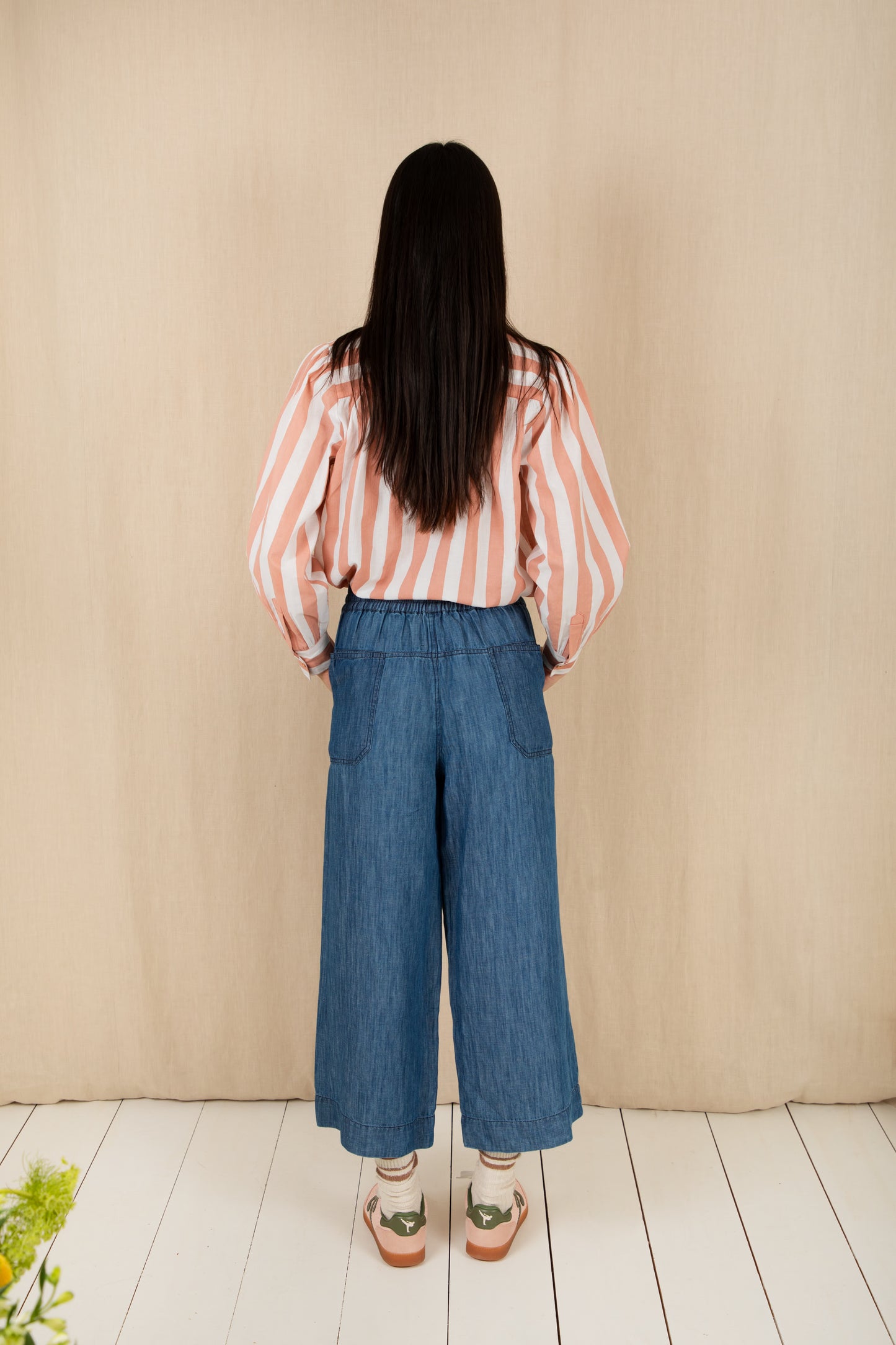 Bonte SS26 Oralie Trouser Washed Denim