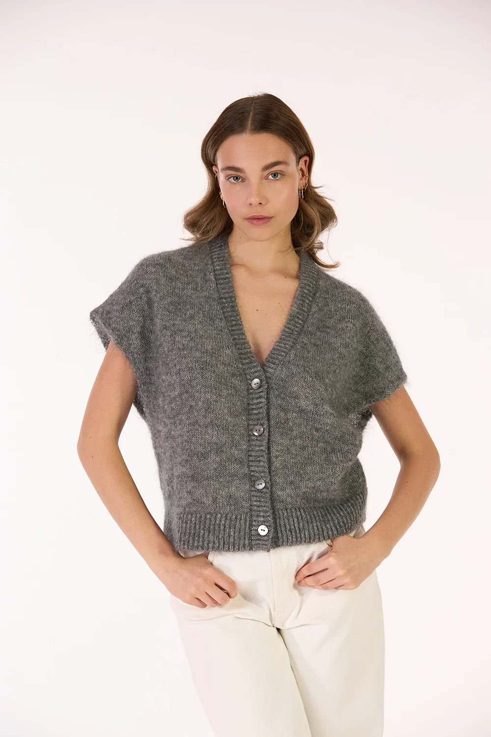 Les Racine’s du Ciel Jessica Sleeveless Cardigan