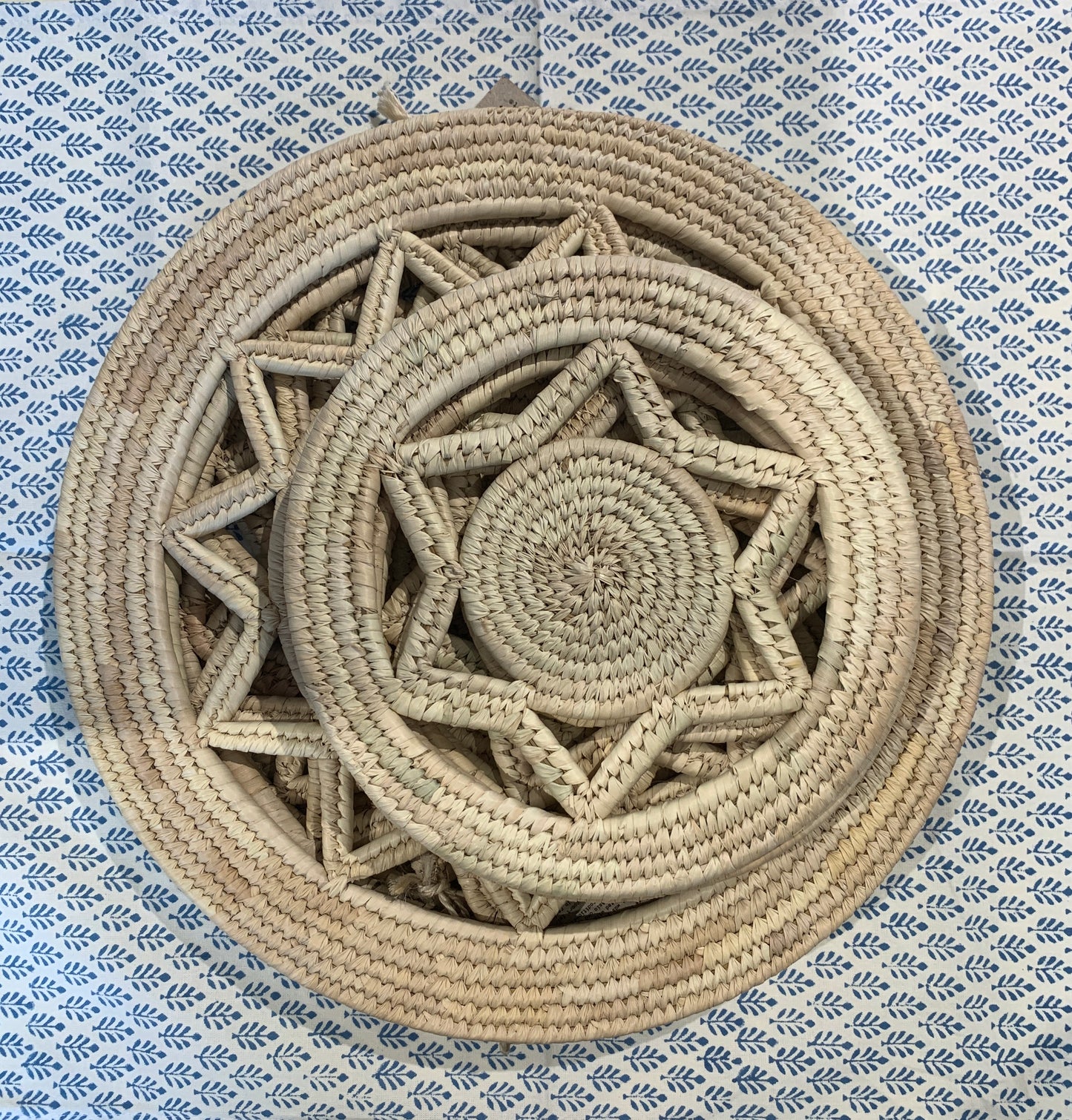 Afroart zigzag Palm Trivets