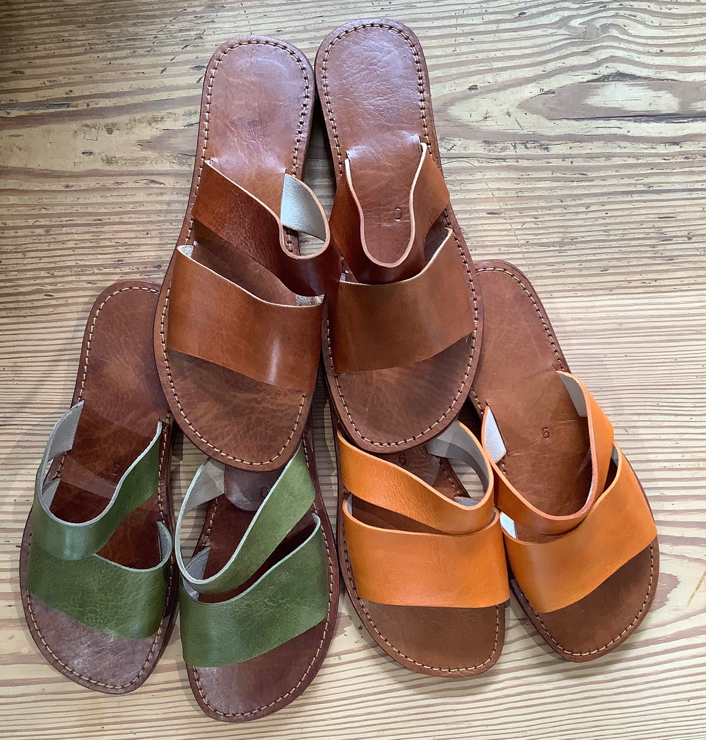 MAROC LEATHER Sandals Double Strap