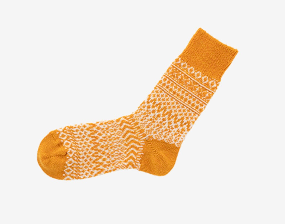 Nishiguchi Kutsushita Oslo Jacquard Socks