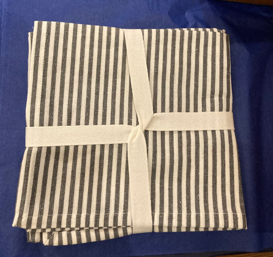 Grand Illusions Striped Napkins (4 pack)