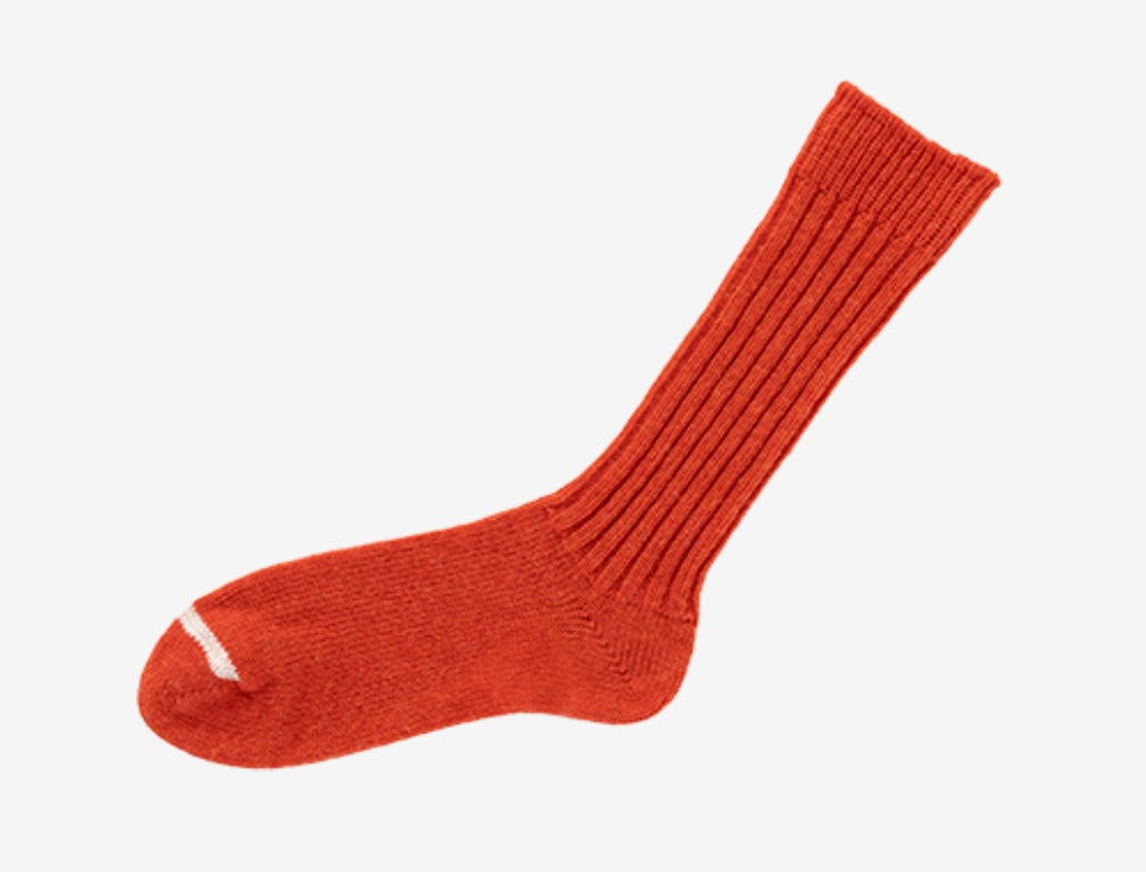 Nishiguchi Kutsushita Praha Wool Ribbed Socks