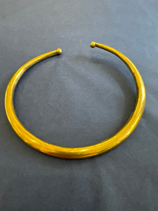 MAROC Brass Chunky Choker