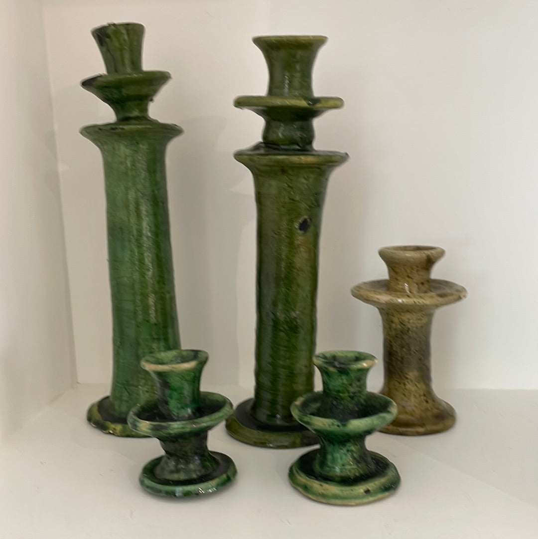 MAROC TAMEGROUTE Ceramics Candlesticks