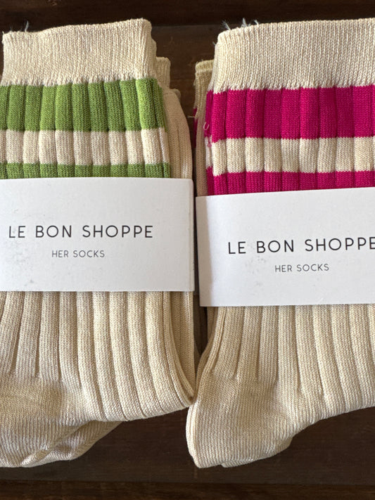 Le Bon Shoppe Her Varsity Socks