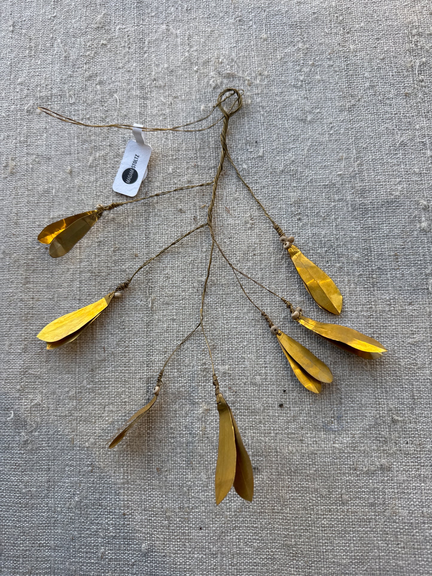 Madam Stoltz brass mistletoe