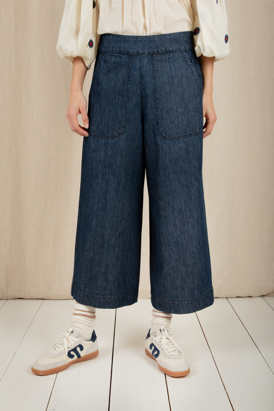 Bonte SS26 Bijou Trouser Dark Wash Denim