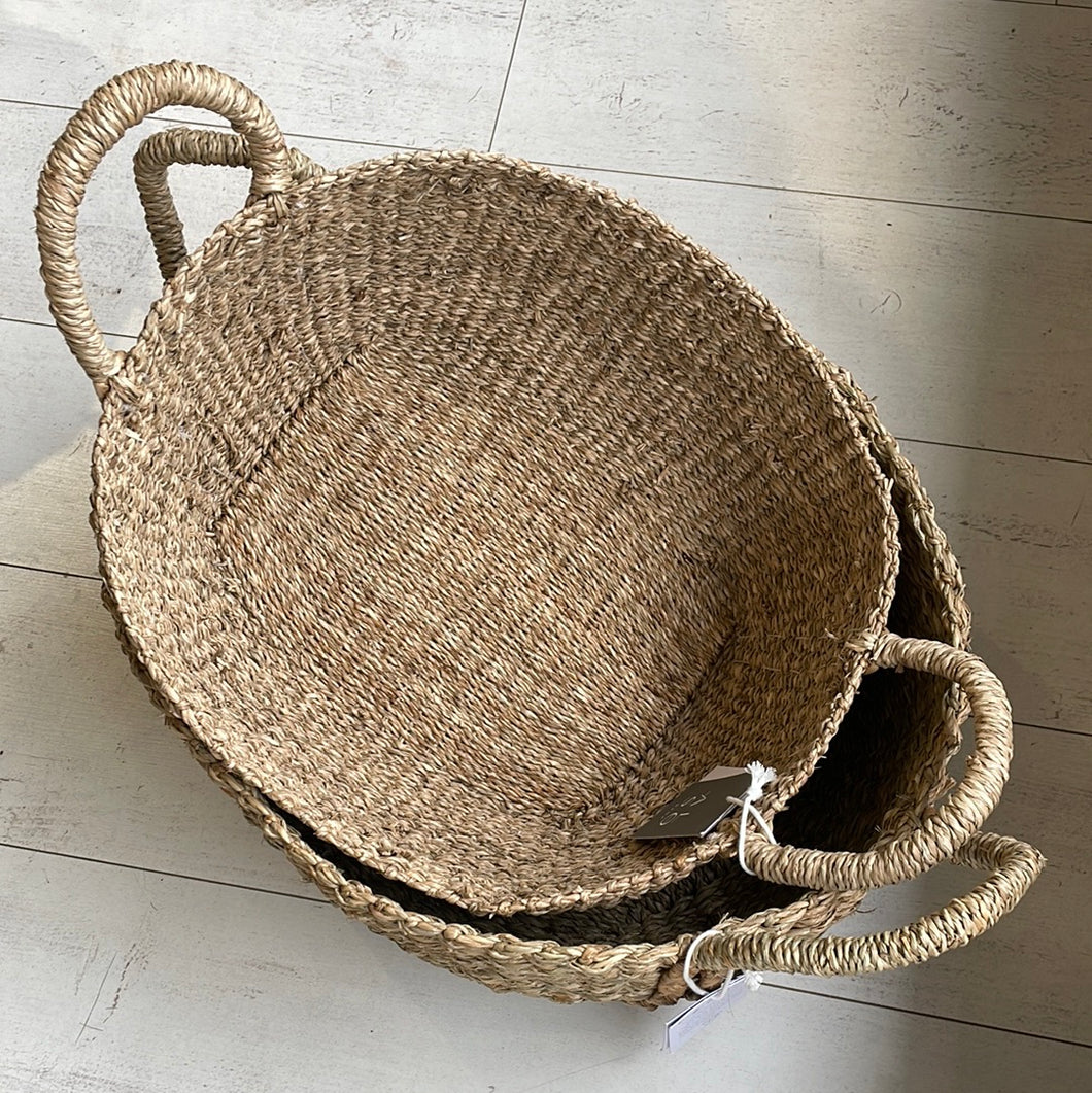 Also Home Oval Seagrass Basket