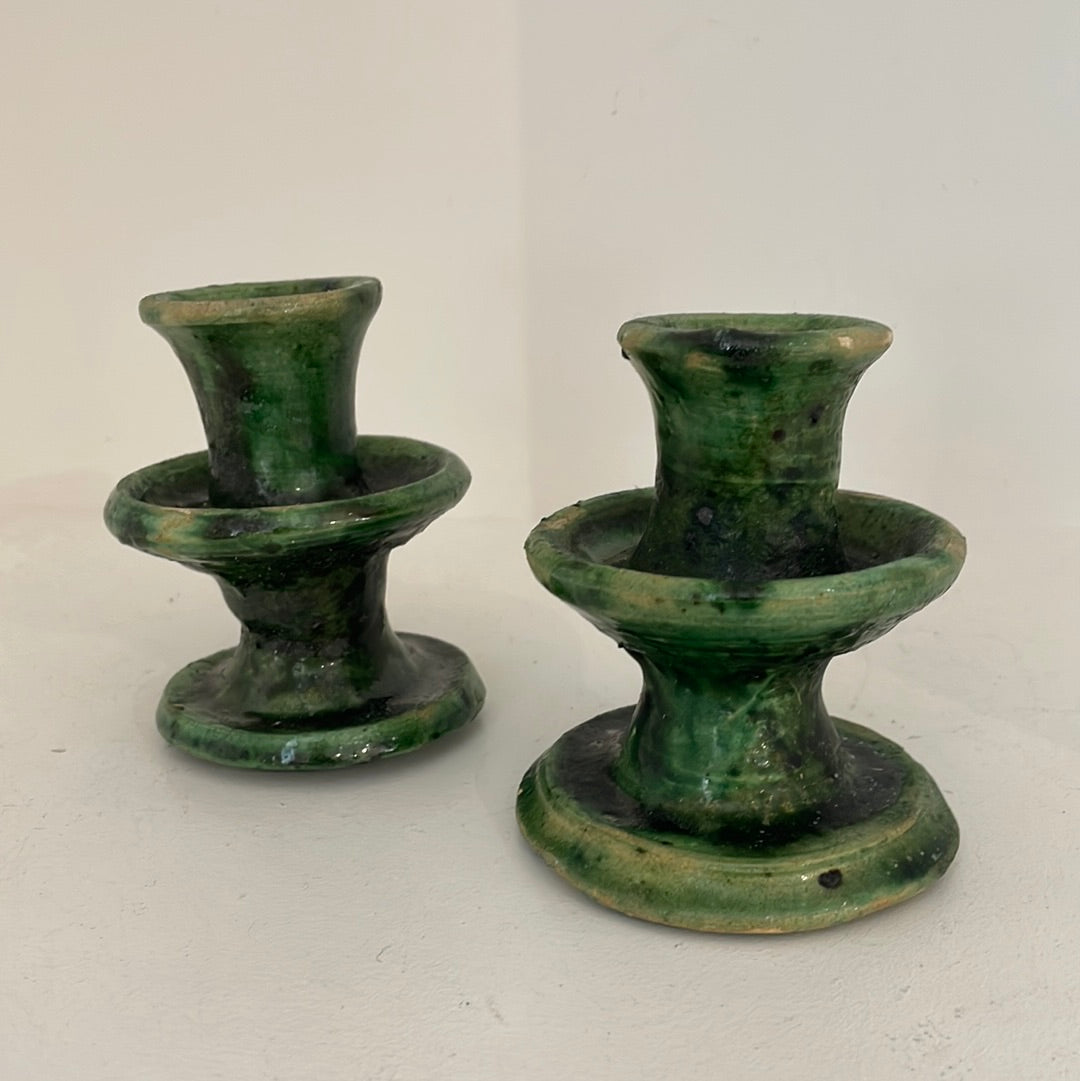 MAROC TAMEGROUTE Ceramics Candlesticks