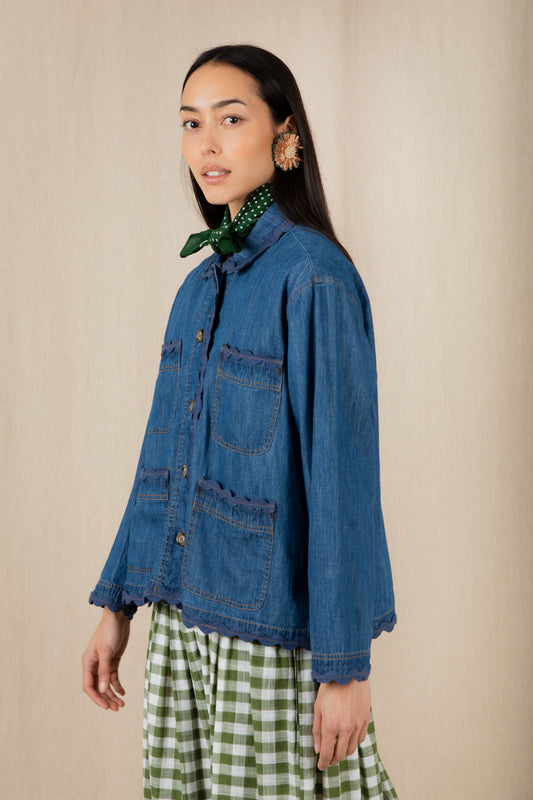 Bonte SS26 Florence Jacket Denim Dark Wash