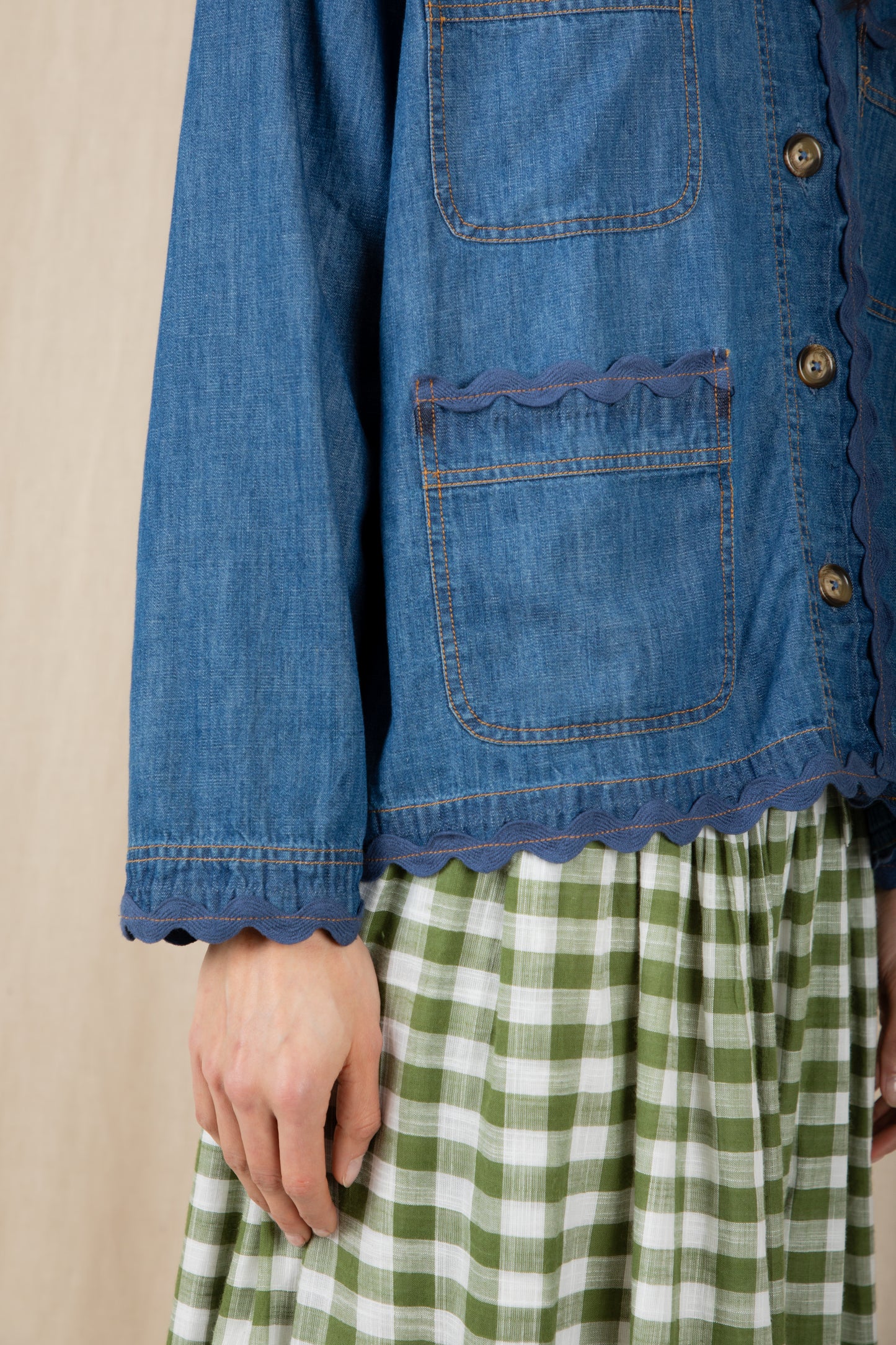 Bonte SS26 Florence Jacket Denim Dark Wash