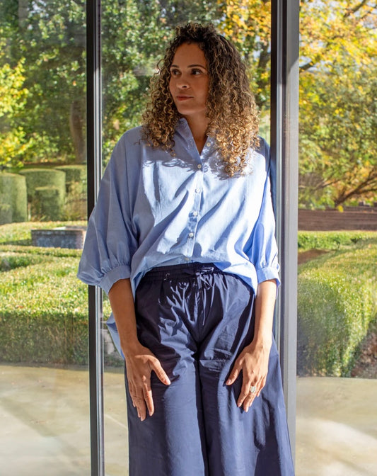 Chalk Melody Shirt Blue