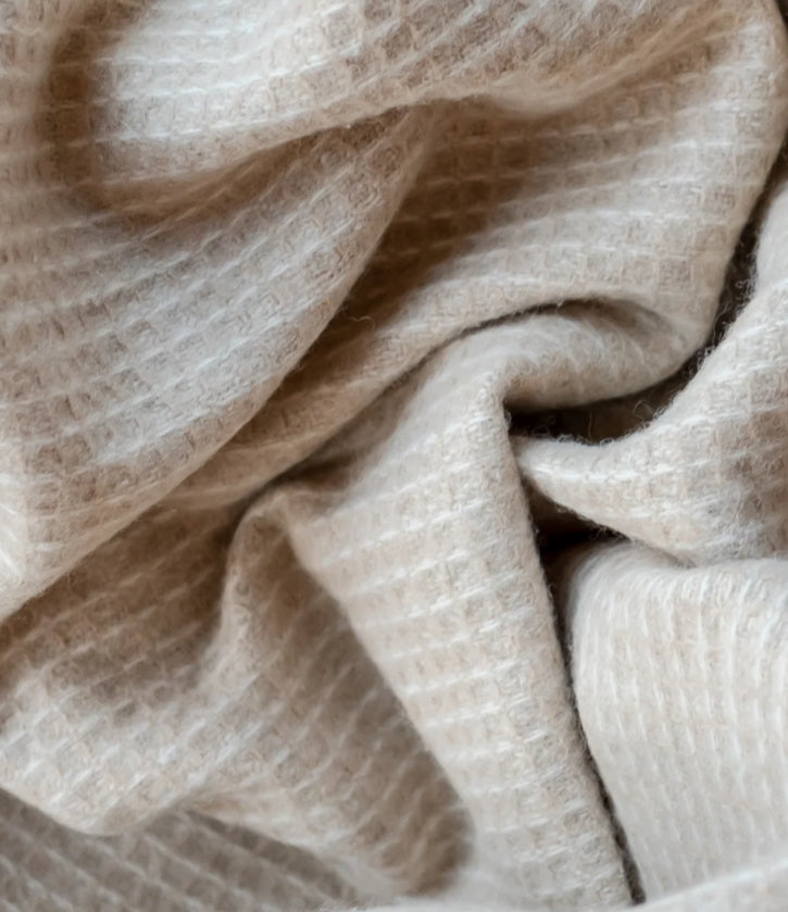 TBCo Recycled Wool Blanket Waffle
