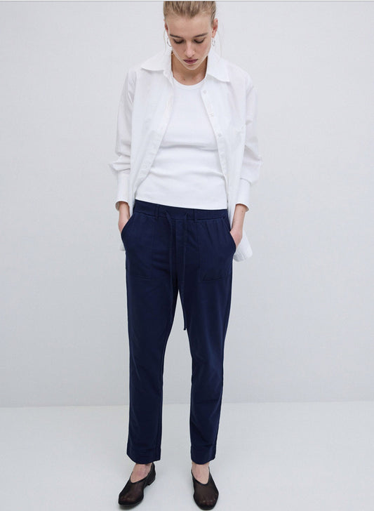 Yerse S25 42320 Fleece Jogger Trousers Dark Blue