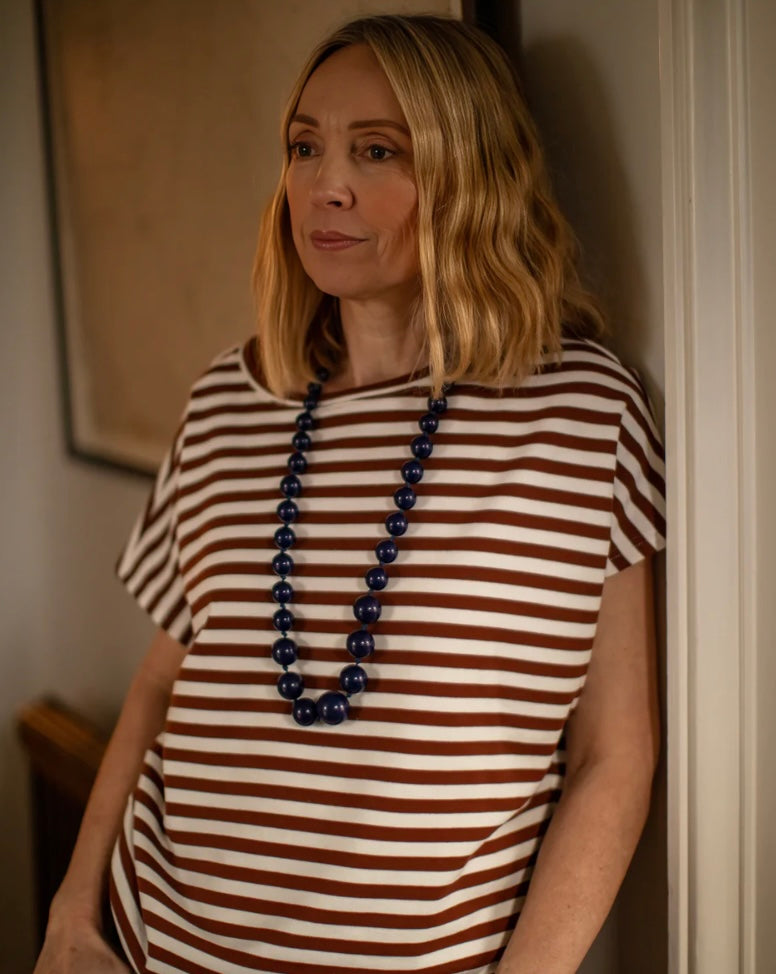 Chalk Wei Stripe Top