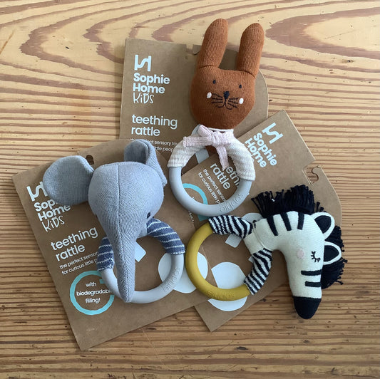 Sophie Home Teething Rattle