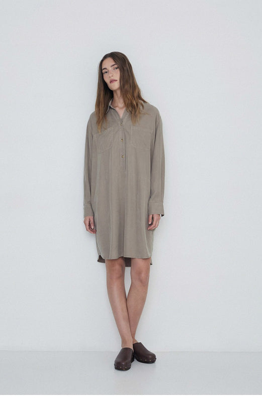 Yerse Shirt Dress Green 41808