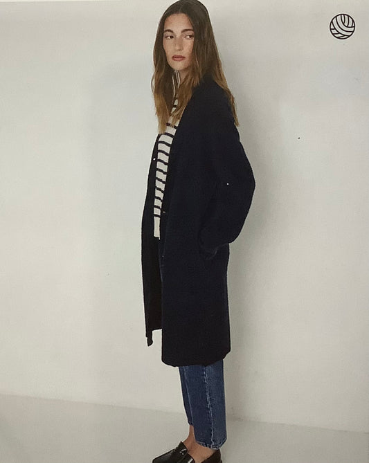 Yerse Isola 41620 Boiled Wool Midi Coat