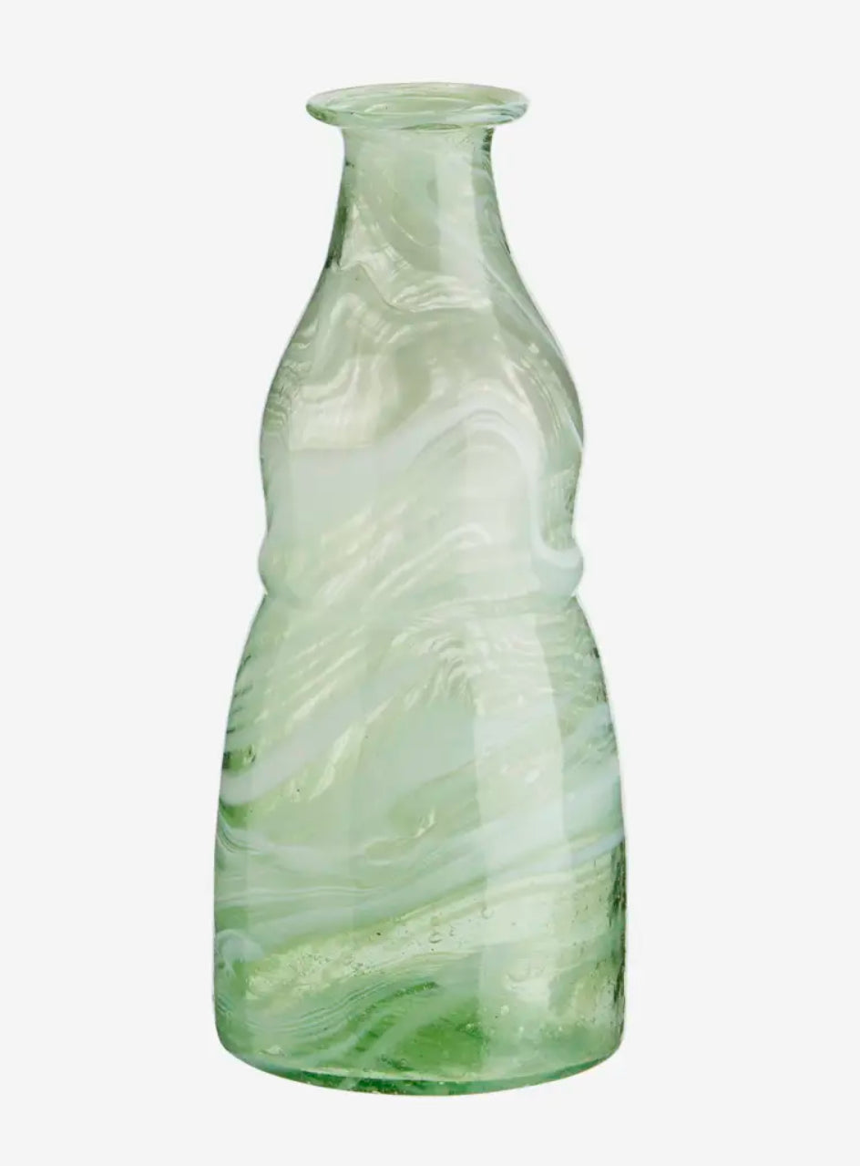 Madam Stoltz Recycled Glass Vase 8798