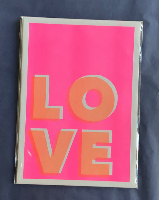 HOP A4 Love print