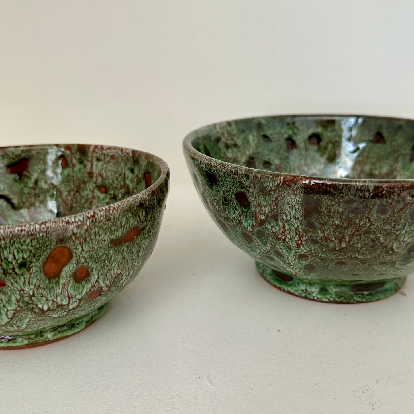 MAROC Ceramics Green Blotch bowl