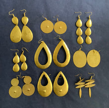 Load image into Gallery viewer, MAROC Jewellery Earrings: Brass
