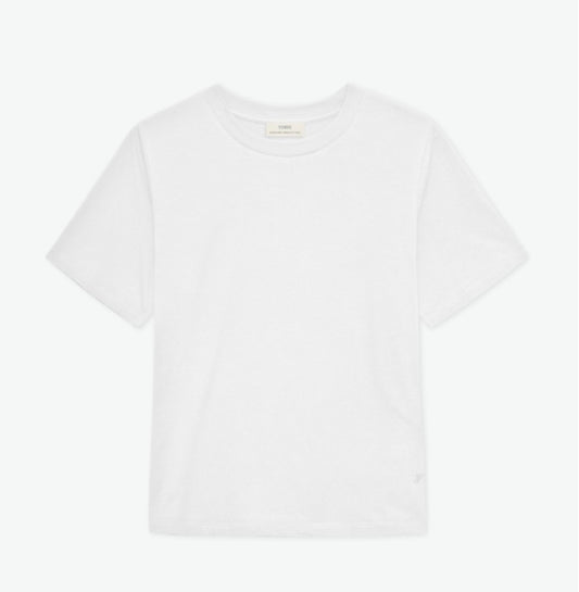 Yerse 43108 White round neck t-shirt