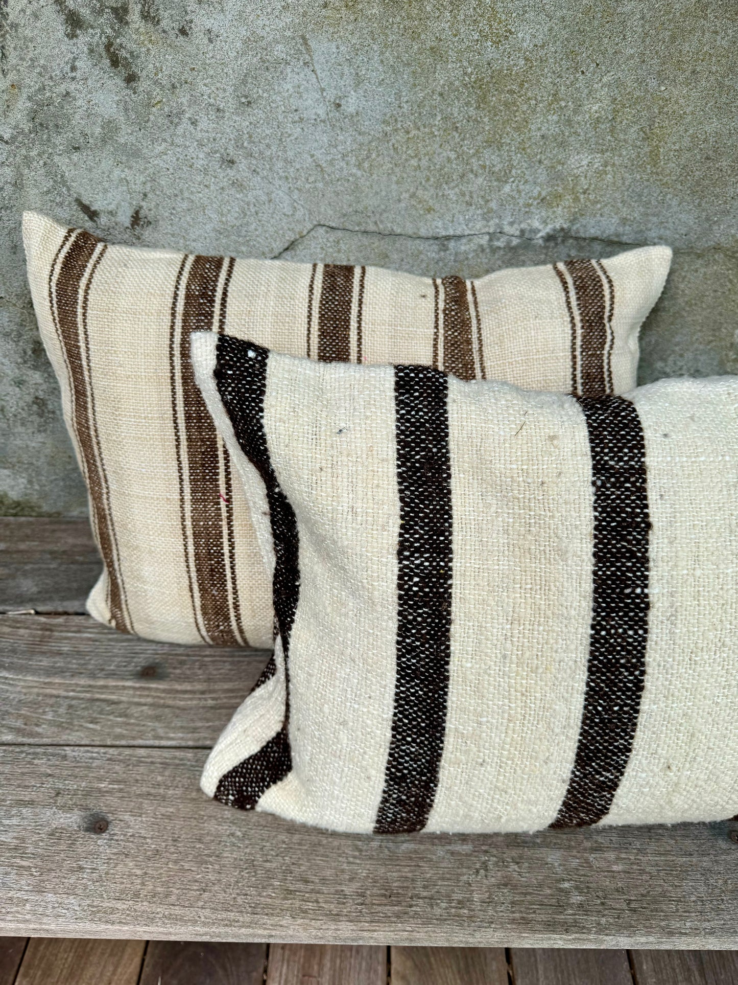 MAROC VINTAGE TEXTILES Wool Cushion - varied sizes