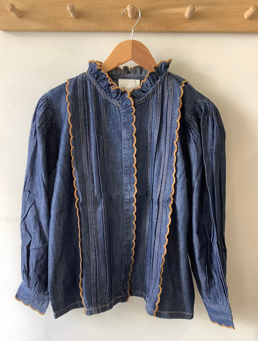 Bonte Feline shirt in Dark Denim