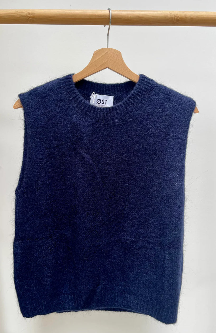 OST Katherine Mohair Crewneck Vest