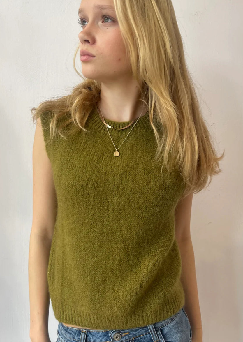 OST Katherine Mohair Crewneck Vest