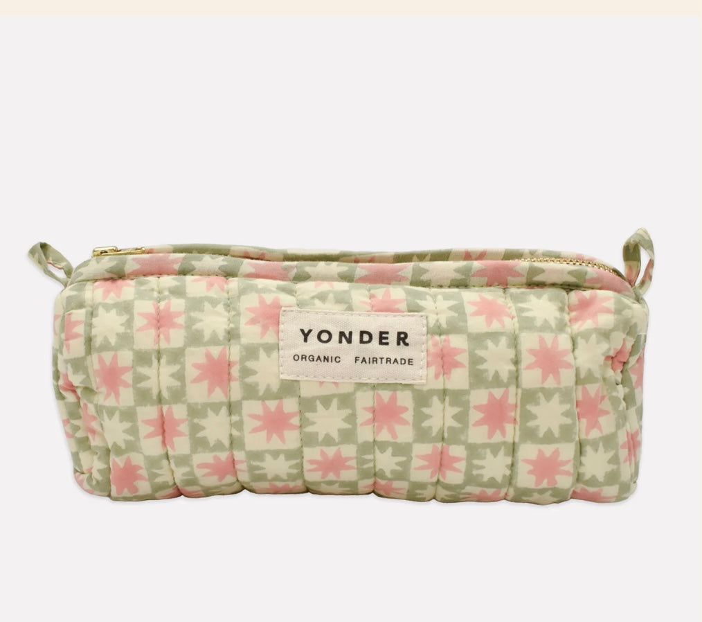 Yonder Quilted Organic Cotton Pouch