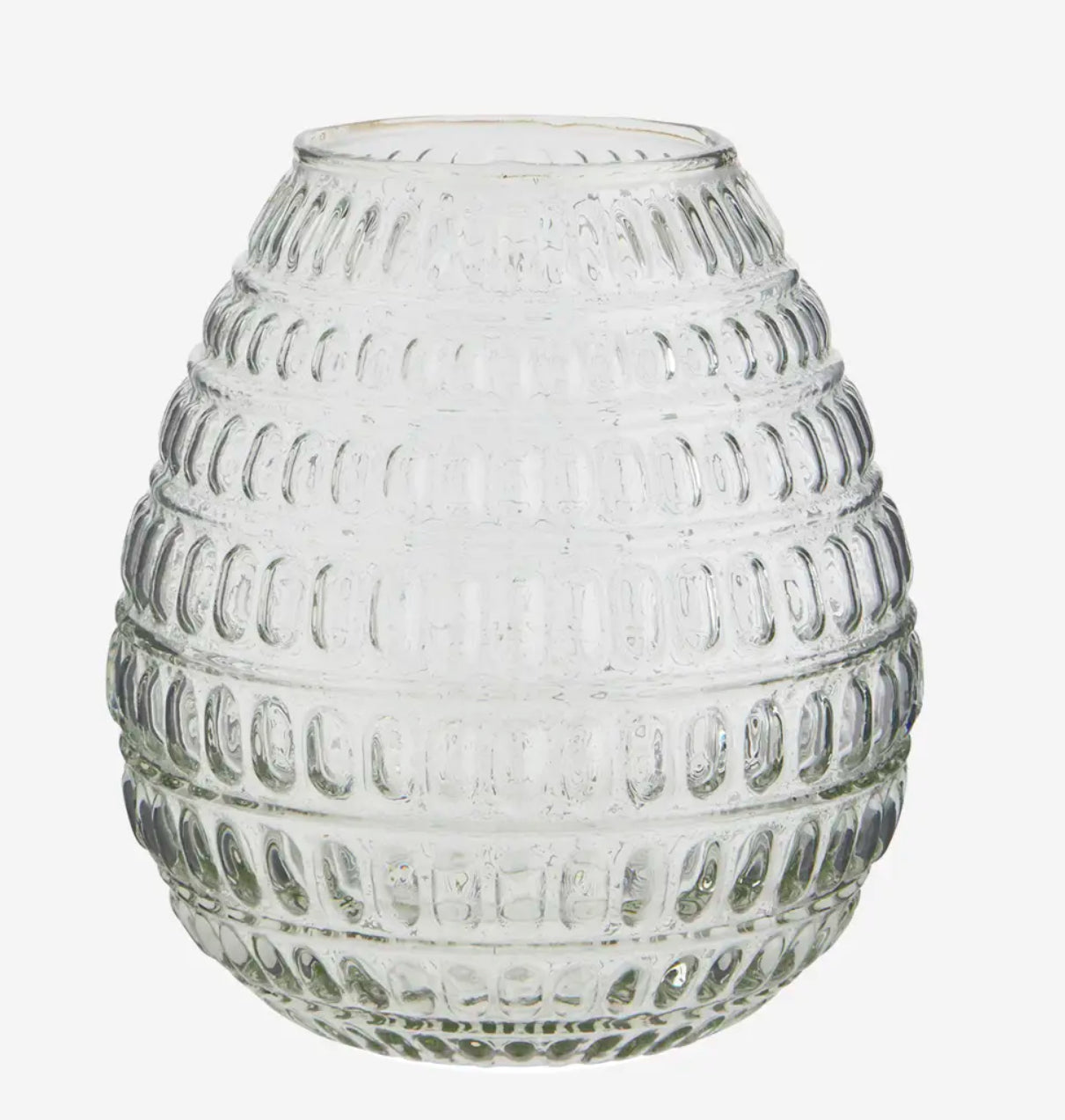 Madam Stoltz Glass Vase with Dots