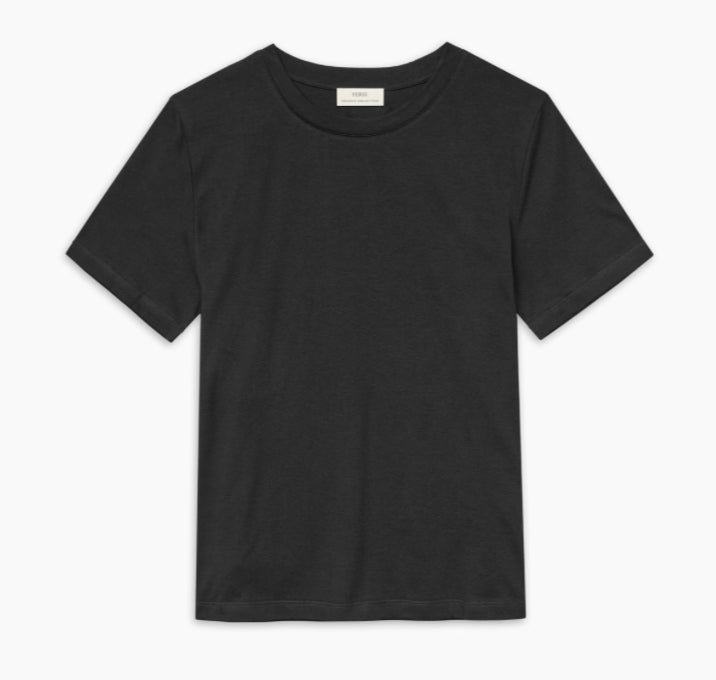 Yerse AW25 43108 Black round neck t-shirt