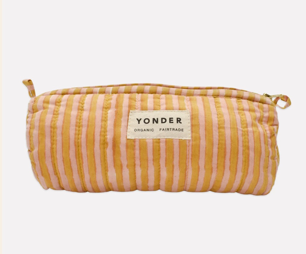 Yonder Quilted Organic Cotton Pouch