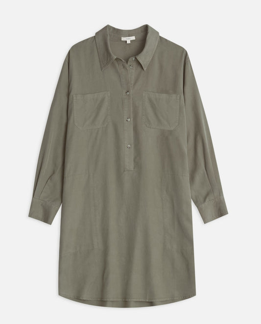 Yerse Shirt Dress Green 41808