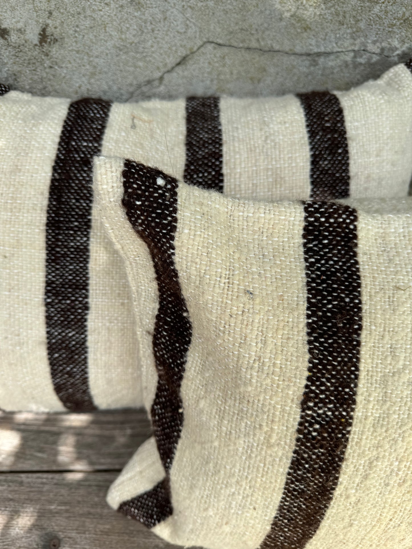 MAROC VINTAGE TEXTILES Wool Cushion - varied sizes