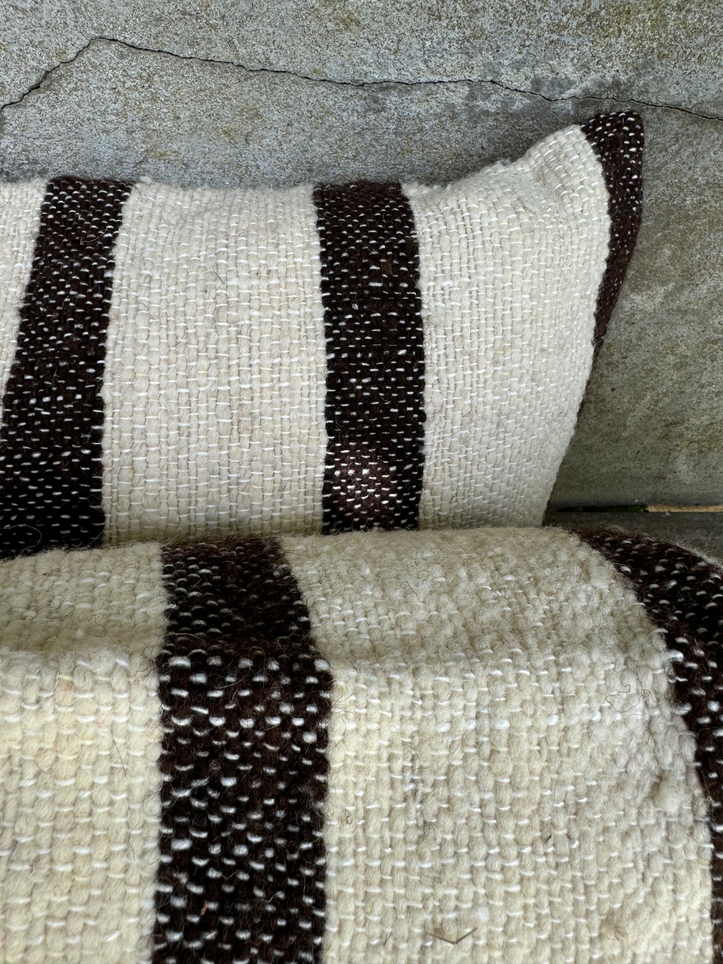 MAROC VINTAGE TEXTILES Wool Cushion - varied sizes
