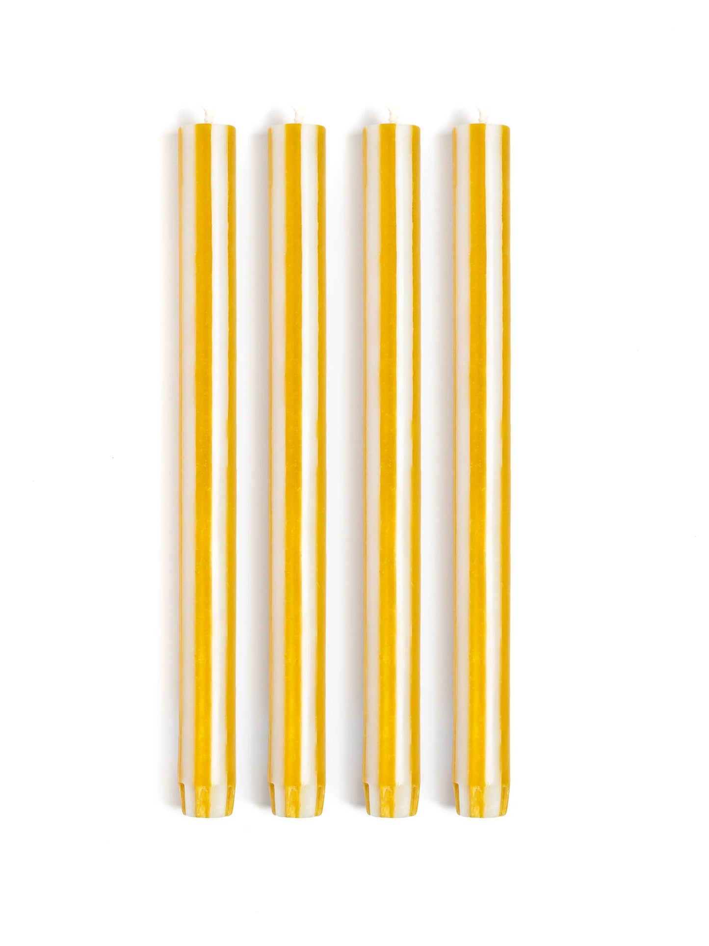 Yod&Co Set of 4 Striped Dinner Candle Set