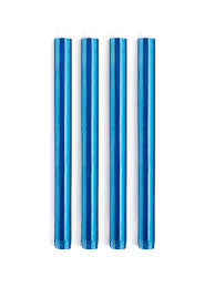 Yod&Co Set of 4 Striped Dinner Candle Set