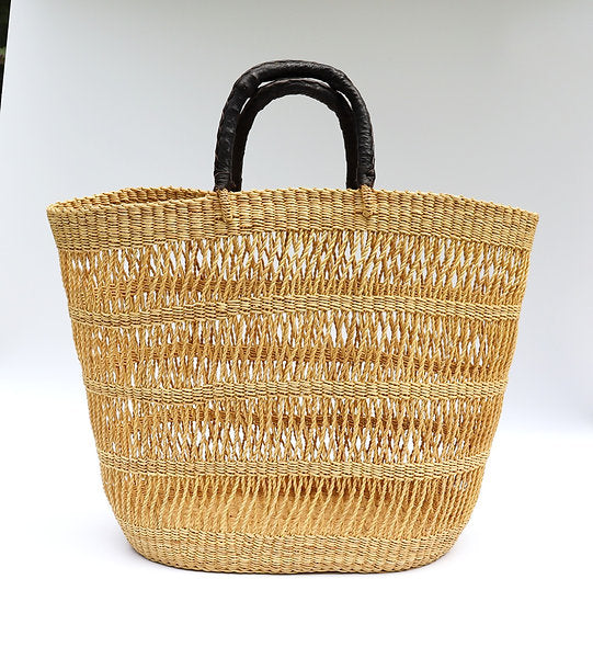 Bam’s Art Shop Medium Bolga Net Tote Bag